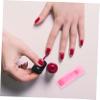 Healeved 8pcs Fingernail Scrubber Brush for Manicure Nail Cleaning Tool Compact and Portable Design for Home and Travel Effortlessly Removes Nail Dust and Stains view 4