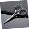 HONMEET Stainless Steel Mustache and Beard Trimming Scissors for Men Precision Grooming Shears with Durable Blades for Facial Hair Care Silver view 3