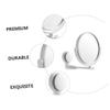 PLAFOPE Punch Wall-Mounted Beauty Mirror Suction Cup Rotating Double-Sided Makeup Mirror for Bathroom Bedroom and Dorm Use Easy Installation and Strong Hold view 4