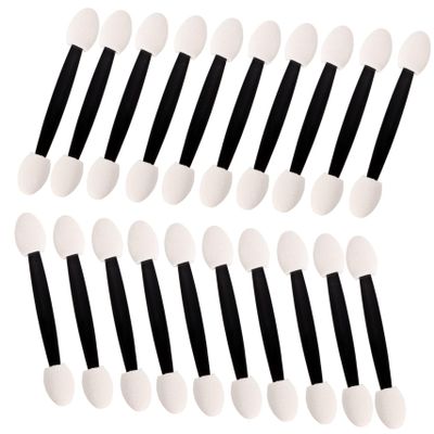HAPINARY 4bags Dual Sided Eyeshadow Applicator Brush for Women Versatile Makeup Sponge Tool for Eye Shadows Lipstick Lip Balm Soft Easy to Use for Home Salon