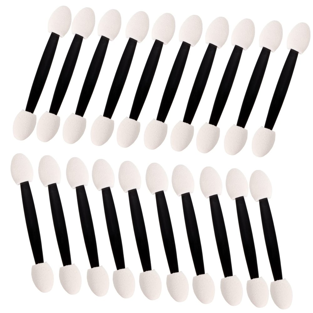 HAPINARY 4bags Dual Sided Eyeshadow Applicator Brush for Women Versatile Makeup Sponge Tool for Eye Shadows Lipstick Lip Balm Soft Easy to Use for Home Salon