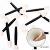 HAPINARY 4bags Dual Sided Eyeshadow Applicator Brush for Women Versatile Makeup Sponge Tool for Eye Shadows Lipstick Lip Balm Soft Easy to Use for Home Salon view 2