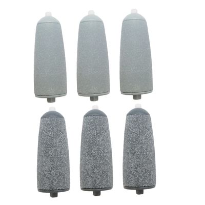 Healeved 6pcs Foot Grinder Heads for Electric Callus Remover Professional Pedicure Tool for Dead Skin Removal Easy Installation Refillable Roller Heads for Smooth Feet