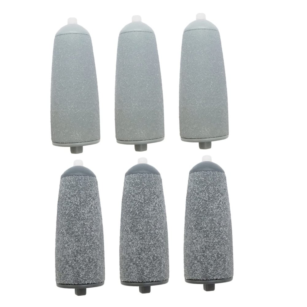 Healeved 6pcs Foot Grinder Heads for Electric Callus Remover Professional Pedicure Tool for Dead Skin Removal Easy Installation Refillable Roller Heads for Smooth Feet