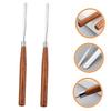 CANIGHT 2pcs Makeup Spatula for Foundation Mixing Portable Cosmetic Mixer Tool for Blending Creams and Nail Polish for Home and view 3