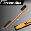 Vtuna 2-in-1 Beard Comb & Brush - Mustache & Beard Comb for Men. Handcrafted from Solid Wood, Buffalo Horn, and Cow Tail Hair. Comes in a Box, Perfect for Gifting. view 4