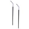 MUSISALY 2pcs Curved Lower Eyelash Brushes Girl Eyebrow Makeup Applicators Fan-shaped Mascara Brush for Travel Use view 1