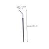 MUSISALY 2pcs Curved Lower Eyelash Brushes Girl Eyebrow Makeup Applicators Fan-shaped Mascara Brush for Travel Use view 2