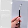 MUSISALY 2pcs Curved Lower Eyelash Brushes Girl Eyebrow Makeup Applicators Fan-shaped Mascara Brush for Travel Use view 4