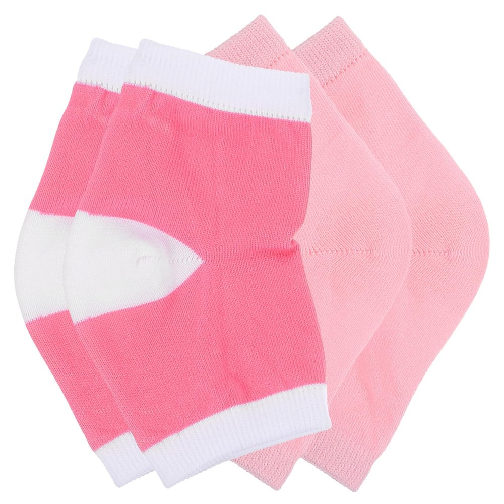 HAPINARY 2pairs Toe Socks Women Diabetic Heel Socks Cracking Prevention Comfortable Foot Sleeves