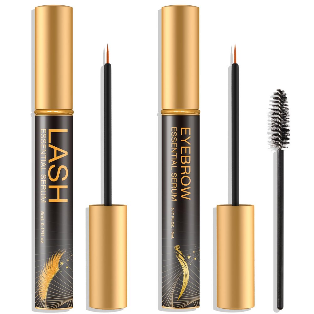 Eyebrow & Lash Serum for Thicker & Longer Looking Eyelashes and Eyebrow,Brow & Lash Enhancing Serum, Vegan & Cruelty-Free