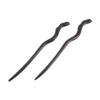 PLAFOPE 2pcs Ebony Hairpin Hair Stick Chinese Traditional Chopstick Headdress Chinese Style view 1