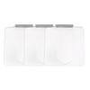 BIUDECO 3pcs Handheld Nail Art Display Boards Transparent Acrylic Color Mixing Plates for Custom Nail Designs Lightweight Portable Manicure Tools view 1