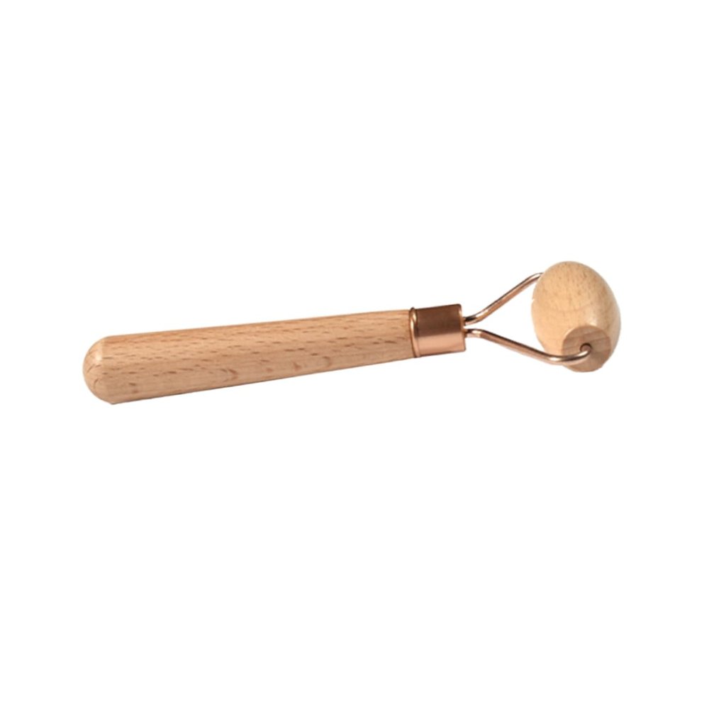 BIUDECO Wooden Face Massage Roller Multi-functional Eye and Face Beauty Tool for Neck and Back Relaxation Smooth Surface for Easy Care and Comfortable Use