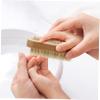 BCOATH 2pcs Wooden Nail Brush Soft Bristles for Hand and Fingernail Cleaning and Lightweight Handwashing Brushes for Home Salon Travel Use view 3