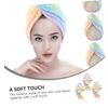 HONMEET 3pcs Quick Dry Hair Fleece Cap Hair Towel Alternative Fast Drying for Women view 4