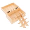 BUTIFULSIC Essential Oil Organizer Storage Box Compartment Essential Oil Case Wood Design view 1