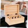 BUTIFULSIC Essential Oil Organizer Storage Box Compartment Essential Oil Case Wood Design view 3