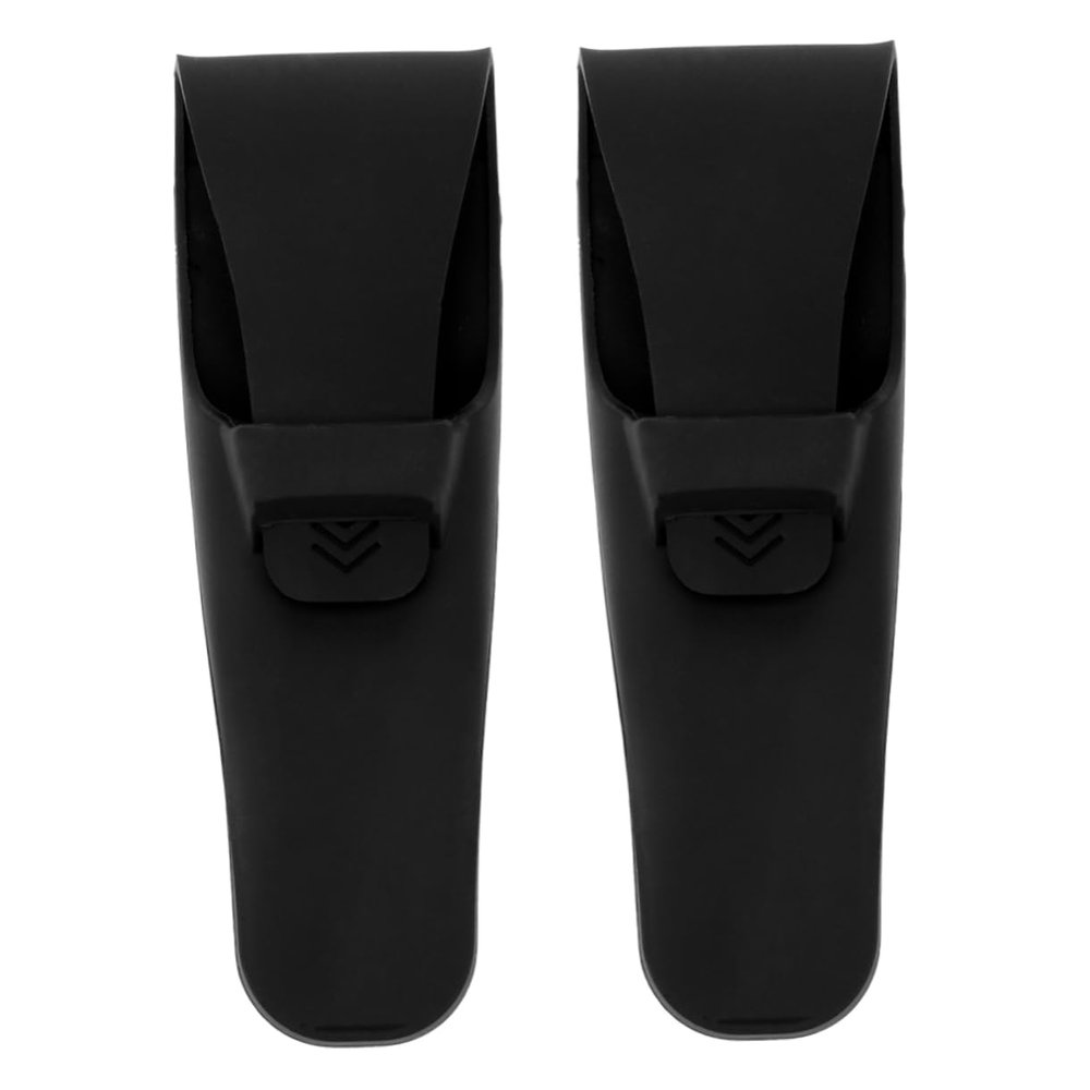 Gogogmee 2pcs Portable Razor Case Silicone Travel Shaver Holder for Camping Hiking and Business Trips Resistant Design with Easy-open Latch and Drain Outlets