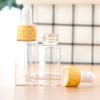 OHPHCALL 4pcs Wood Grain Glass Dropper Bottles Essential Oil Dispensers Durable Transparent Containers for Cosmetic Use Easy Press Dropper view 4