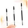 Mikinona 3pcs Eyebrow Mascara Brush Set Professional Makeup Brush for Women Wooden Handle view 2