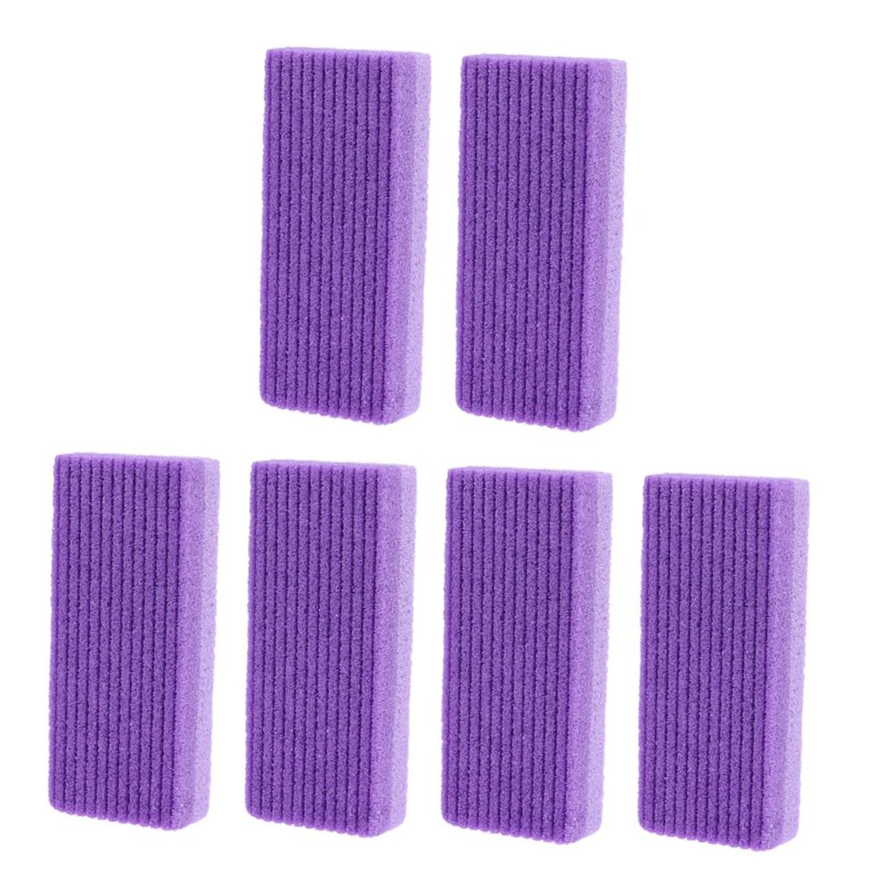 PLAFOPE 6pcs Exfoliating Pumice Foot Callus Remover Tool Durable Grinding Foot Tool for Men Dead Skin Removal Rubbing Stone for Smooth Healthy