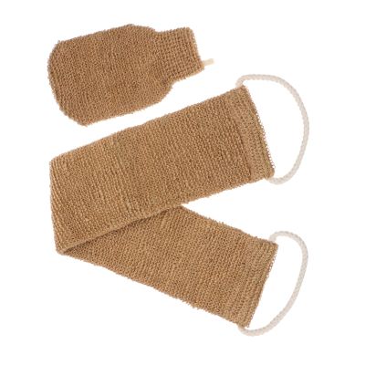 Outanaya Exfoliating Long Bath Towel Scrubbing Gloves Durable Plant Back Bathing Towel for Skin Care Shower Tool for Deep Cleaning and Relaxation