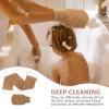 Outanaya Exfoliating Long Bath Towel Scrubbing Gloves Durable Plant Back Bathing Towel for Skin Care Shower Tool for Deep Cleaning and Relaxation view 3