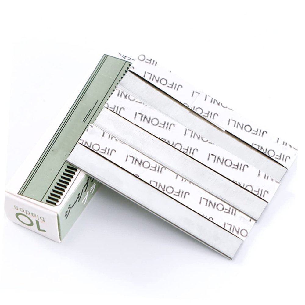 BIUDECO 80pcs Eyebrow Razor Blades Lightweight Eyebrow Trimmer for Women Girls and Ladies Convenient Grooming Tool for Precise Shaping and Facial Hair Removal