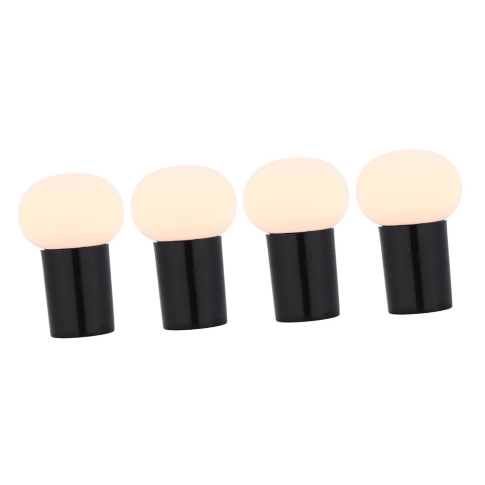 Mikinona 4pcs Mushroom Shape Makeup Puff Reusable Powder Applicators for Even Application Cute Design Skin for Women and Girls for Face Makeup