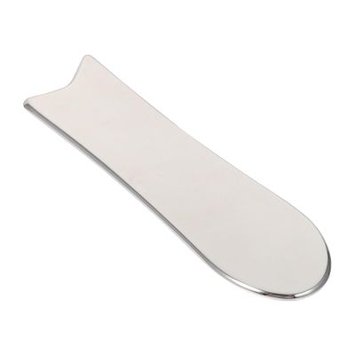 Gogogmee 1pc Comfortable Stainless Steel Scraping Massage Plate for Whole Body Lightweight Guasha Tool for Immune Boosting Relaxation Easy to Clean Portable for Home Use