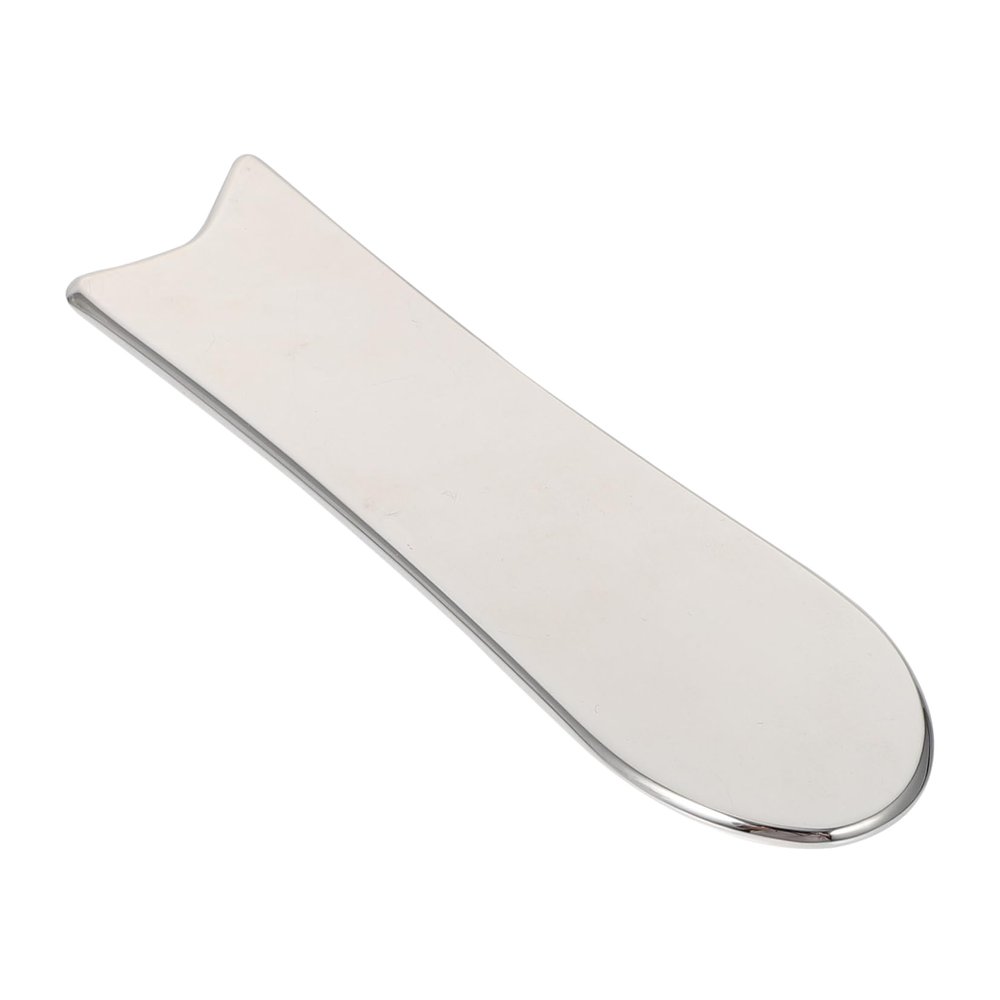 Gogogmee 1pc Comfortable Stainless Steel Scraping Massage Plate for Whole Body Lightweight Guasha Tool for Immune Boosting Relaxation Easy to Clean Portable for Home Use