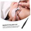 BIUDECO 6pcs Stainless Steel Eyelash Tweezers for Makeup Ergonomic Design for Applying and Removing False Lashes for Professional and Personal Use view 4