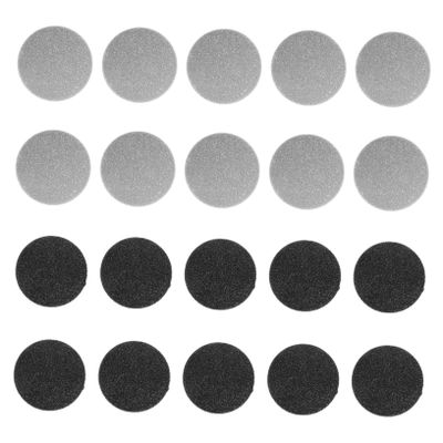 BIUDECO 20pcs Replacement Sandpaper Discs for Electric Foot File Dual Hardness Foot File Accessories for Callus Removal and Pedicure Care Easy to Install Suitable for All Ages