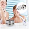 HONMEET Stainless Steel Soap Foaming Bowl for Men Durable Shaving Container with Anti-slip Base Opening Design for Effortless Lathering at Home view 3