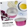 BIUDECO 6pcs Aluminum Wax Melting Bowls Nonstick High-temperature Resistant Wax Bean Containers for Hair Removal and Beauty Care Round Foil Bowls Easy Clean Capacities view 2