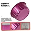 BIUDECO 6pcs Aluminum Wax Melting Bowls Nonstick High-temperature Resistant Wax Bean Containers for Hair Removal and Beauty Care Round Foil Bowls Easy Clean Capacities view 4
