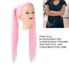 NSXAYIWE Mannequin Head Pink Hair, Wig Mannequin Head Doll Head for Hair Styling Braiding Cutting Practice Training, Hairdresser Gifts view 2