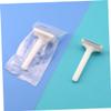 IWOWHERO 25pcs Disposable Double-Edge Razors for Men and Women Travel-Friendly Hair Removal Shavers Safety Cap for Body and Privates Shaving view 4