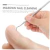 HONMEET 6pcs Nail Cleaning Tools Cuticle Remover Nail Care Tools Groove Spoons for Treatment view 4