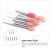 BIUDECO 9pcs Silicone Lip Brush Makeup Tool Kit Lipstick Applicator Reusable Lip Makeup Brushes Travel-friendly view 3
