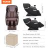 VEVOR Massage Chair - Full Body Zero Gravity Recliner with Multi Auto Modes, 3D Shiatsu, Heating, Bluetooth Speaker, Airbag, Foot Roller, and Touch Screen view 2