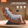 VEVOR Massage Chair - Full Body Zero Gravity Recliner with Multi Auto Modes, 3D Shiatsu, Heating, Bluetooth Speaker, Airbag, Foot Roller, and Touch Screen view 3