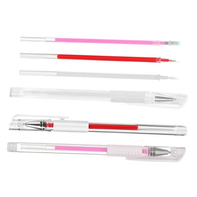 BCOATH 1set Tattoo Stencil Markers Pens Eyebrow Positioning Mapping Tool for Precise Tattooing Includes Colors White Pink Red and Refills for Eyebrow and
