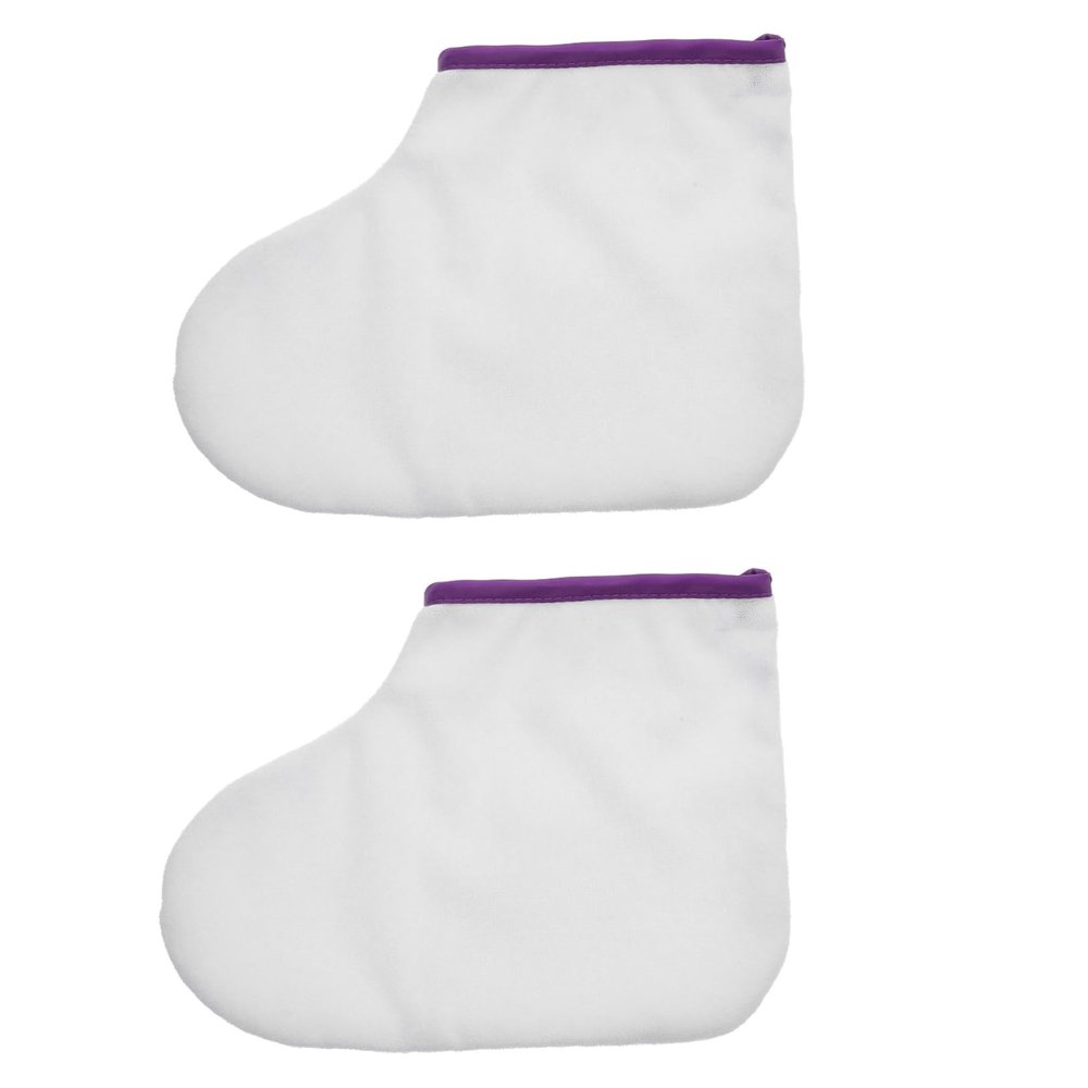 HONMEET 1pair Comfortable Wax Therapy Foot Covers for Paraffin Treatment Reusable Foot Wraps for Salon Home Use for Exfoliating and Moisturizing Skin