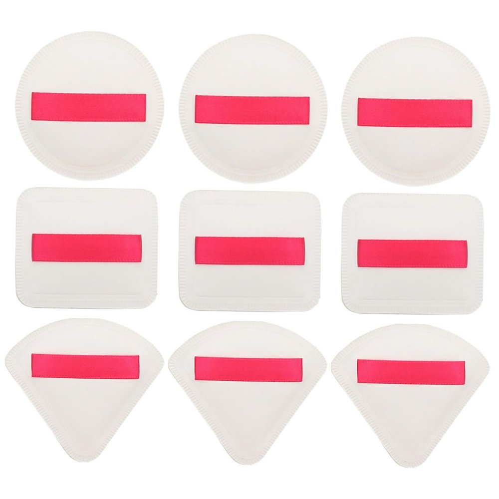 HONMEET 9pcs Soft Makeup Puff for Women and Shapes for Foundation and Concealer Application Gentle Skin Washable and Reusable