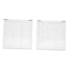 BIUDECO 4pcs Transparent Eyeshadow Palette Makeup Container for Shades Durable Travel Case for Eyeshadow Blush Lipstick and More view 1