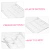 BIUDECO 4pcs Transparent Eyeshadow Palette Makeup Container for Shades Durable Travel Case for Eyeshadow Blush Lipstick and More view 3