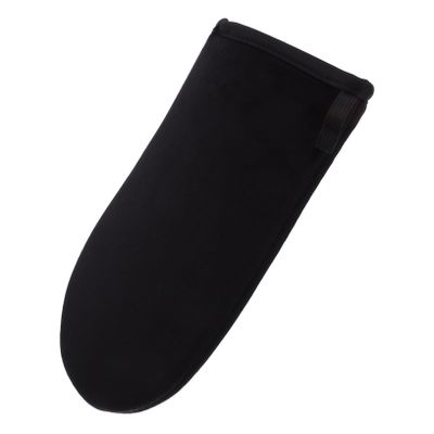 SOESFOUFU Tanning Mitt Gentle Flocked Material Applicator for Even Lotion Application Luxurious Black Design Efficient Oil Coverage for Self Tanner Lotion Use