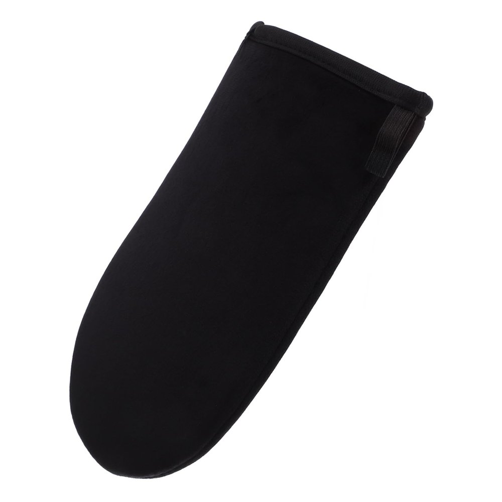 SOESFOUFU Tanning Mitt Gentle Flocked Material Applicator for Even Lotion Application Luxurious Black Design Efficient Oil Coverage for Self Tanner Lotion Use